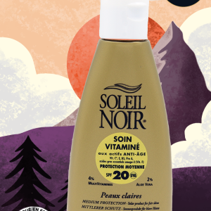 Soleil noir soin vitaminé SPF 20